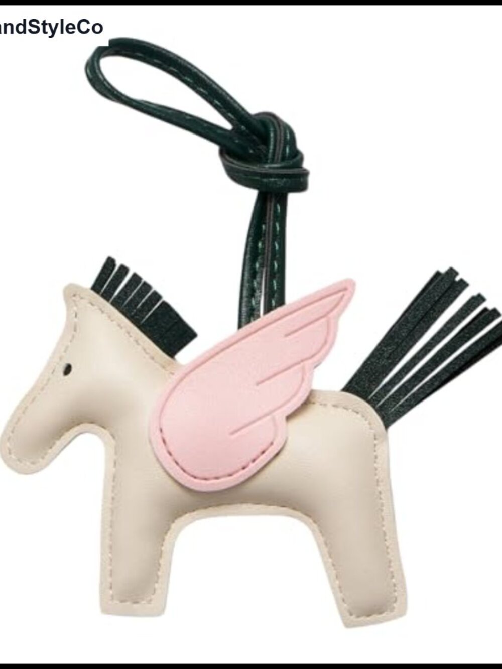 PU Leather Horse Purse Charm Keychain Bag Charm for Handbags Tote